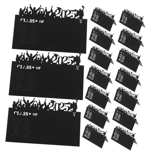 iplusmile 50 Stück 2025 Sitzkarte Für Feierlichkeiten Graduationsparty Gefälligkeiten Abschluss Tischdekoration Zeltkarten Für Abschlussplatz Grußkarte Zur Abschlusssaison Black Papier iplusmile 50 Stück 2025 Sitzkarte Für Feierlichkeiten Graduationsparty Gefälligkeiten Abschluss Tischdekoration Zeltkarten Für Abschlussplatz Grußkarte Zur Abschlusssaison Black Papier von iplusmile
