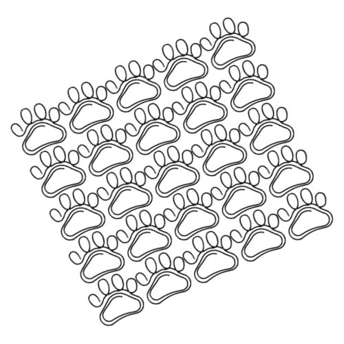 iplusmile 50 Stück Metall Büroklammern Katzenpfoten Form Kreative Kleine Papierklammern für Büro Schule Dokumente Organisieren Langlebige Stabile Clips Schwarz von iplusmile