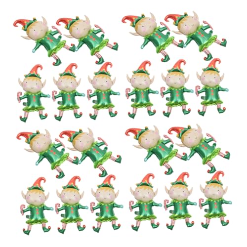 iplusmile 50 Stück Teiliges Weihnachtsballon Aluminiumfolie Ballons Grüne Clown Design Partydekorationen Festliche Luftballons für Wand Tisch Fenster Fotorequisiten iplusmile 50 Stück Teiliges Weihnachtsballon Aluminiumfolie Ballons Grüne Clown Design Partydekorationen Festliche Luftballons für Wand Tisch Fenster Fotorequisiten von iplusmile