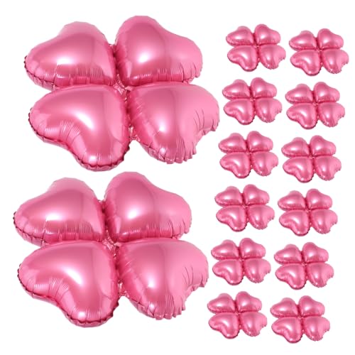 iplusmile 50 Stück Vierblättriges Kleeblatt Folienballons Herzform Leicht Robust Wiederverwendbar Für Valentinstag Geburtstag Hochzeit Party Dekoration iplusmile 50 Stück Vierblättriges Kleeblatt Folienballons Herzform Leicht Robust Wiederverwendbar Für Valentinstag Geburtstag Hochzeit Party Dekoration von iplusmile
