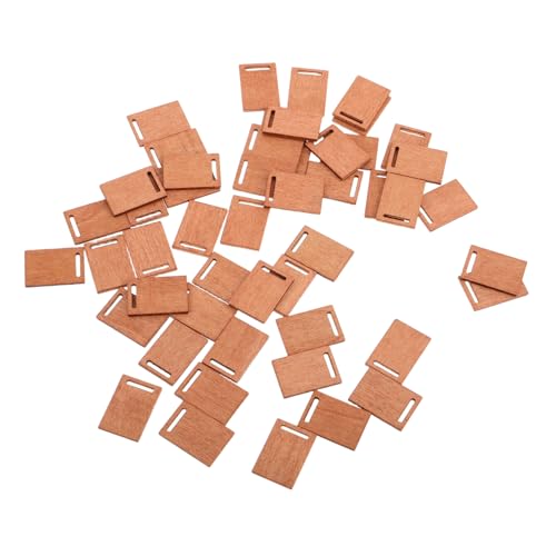 iplusmile 50 Stück kleine schneidebrett dekoration winziges Holzbrett Küchenholzplatte Schneidebrett aus Holz kleines Schneidebrett Mini-Hausschmuck Brett zum Schneiden Brown iplusmile 50 Stück kleine schneidebrett dekoration winziges Holzbrett Küchenholzplatte Schneidebrett aus Holz kleines Schneidebrett Mini-Hausschmuck Brett zum Schneiden Brown von iplusmile