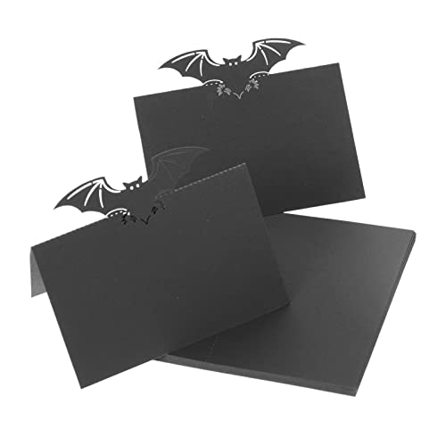 iplusmile 50Stücke Schwarze Fledermaus Sitzplatzkarten Leere Tischkarten für Halloween Feiern Hochzeiten und Partys Dekorative Tischdekoration zur Unterscheidung der Sitzplätze iplusmile 50Stücke Schwarze Fledermaus Sitzplatzkarten Leere Tischkarten für Halloween Feiern Hochzeiten und Partys Dekorative Tischdekoration zur Unterscheidung der Sitzplätze von iplusmile