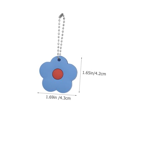 iplusmile 6 Stck Silikon Schlüsselkappen in Blumenform Bunte Schlüsselhüllen Rutschfester Schutz für Hausschlüssel Langlebig und Einfach zu Identifizieren für Schlüsselorganisation Zuhause von iplusmile
