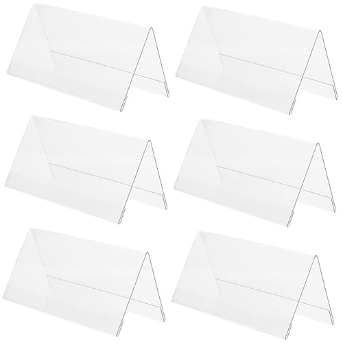 iplusmile 6 Stück Acryl Tischaufsteller Stabile Doppelseitige Namensschilder für Besprechungen Wiederverwendbare Transparente Display Schilder Vielseitig für Büro und Events iplusmile 6 Stück Acryl Tischaufsteller Stabile Doppelseitige Namensschilder für Besprechungen Wiederverwendbare Transparente Display Schilder Vielseitig für Büro und Events von iplusmile