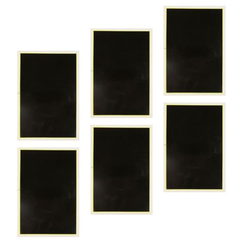 iplusmile 6 Stück Farbpapier Markieren Gravurrohlinge Black Laserpapier iplusmile 6 Stück Farbpapier Markieren Gravurrohlinge Black Laserpapier von iplusmile