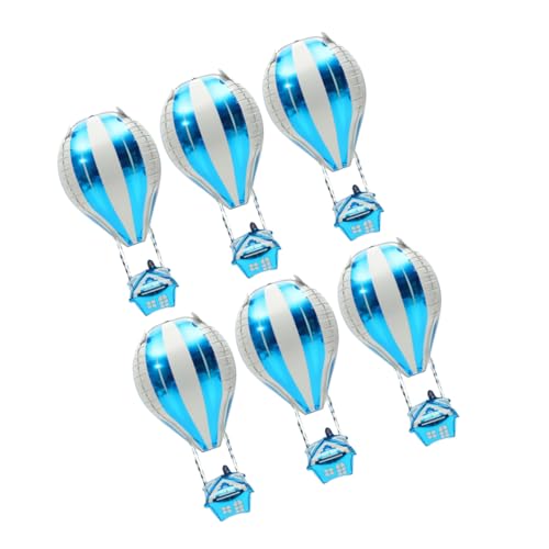 iplusmile 6 Stück Heißluftballon Dekoration Klassenzimmerdekorationen mit Heißluftballons Luftballons für Kinderpartys Heißluftballon Ballons Heißluftballon-Mittelstücke von iplusmile