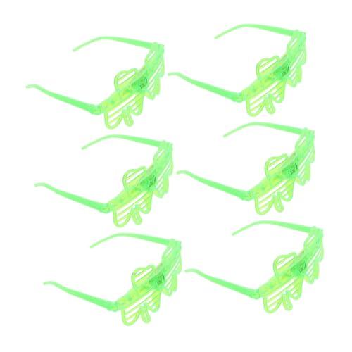 iplusmile 6 Stück Kleebrille -sonnenbrille Neongläser Sonnenbrille Beleuchten Geführte Partybrille Beleuchten Sie Gläser Partygeschenke Leuchten in Der Dunklen Brille Grün Plastik iplusmile 6 Stück Kleebrille -sonnenbrille Neongläser Sonnenbrille Beleuchten Geführte Partybrille Beleuchten Sie Gläser Partygeschenke Leuchten in Der Dunklen Brille Grün Plastik von iplusmile