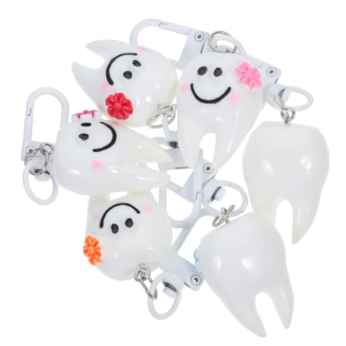 iplusmile 6 Stück Kreative Schlüsselanhänger Resin Schlüsselringe Leicht Tragbar Bunte Taschenanhänger für Jungen und Mädchen Dekorative Schlüsselhalter Zufällige Farbe Zufällige Farbe von iplusmile