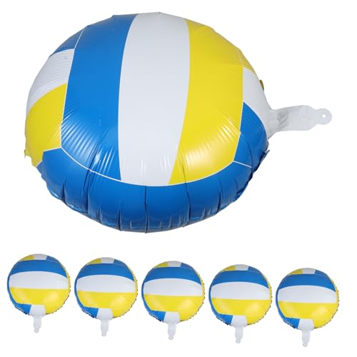 iplusmile 6 Stück Teiliges Volleyball Ballon Aufblasbar Strapazierfähig Sportparty Dekoration Beachvolleyball Partyzubehör Blau Gelb iplusmile 6 Stück Teiliges Volleyball Ballon Aufblasbar Strapazierfähig Sportparty Dekoration Beachvolleyball Partyzubehör Blau Gelb von iplusmile