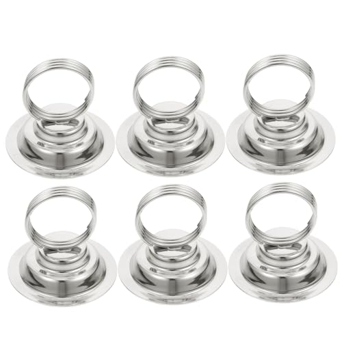 iplusmile 6 Stück Tischkartenhalter mit Nickelfarbenem Rundclip und Stabilem Sockel für Hochzeit Restaurant Bankett Platzsparender Memo und Menükartenhalter für Tischnummern iplusmile 6 Stück Tischkartenhalter mit Nickelfarbenem Rundclip und Stabilem Sockel für Hochzeit Restaurant Bankett Platzsparender Memo und Menükartenhalter für Tischnummern von iplusmile