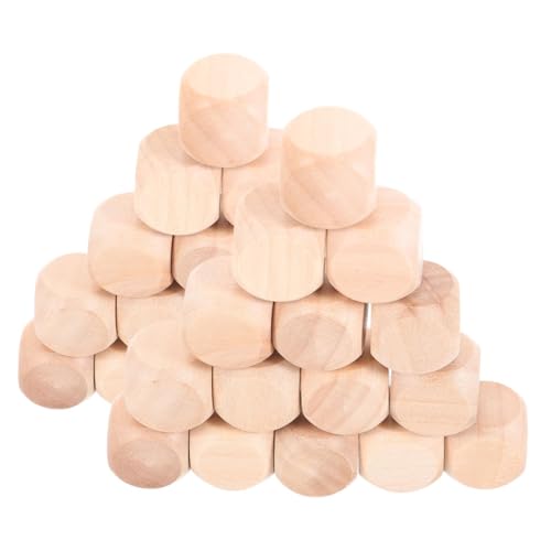 iplusmile 60 Stück 20 Mm Leere Holzwürfel, 6-seitig, Unbehandelte Holz-bastelblöcke Für DIY-projekte, Brettspiele, Partys, Würfel Mit Abgerundeten Ecken iplusmile 60 Stück 20 Mm Leere Holzwürfel, 6-seitig, Unbehandelte Holz-bastelblöcke Für DIY-projekte, Brettspiele, Partys, Würfel Mit Abgerundeten Ecken von iplusmile