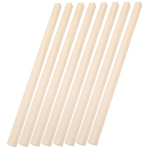 iplusmile 60 Stück Teiliges Quadratische Holzdübel aus Lindenholz zum Basteln DIY Holzstäbe Vielseitig Zuschneidbar für Modellbau Foto Requisiten Kreative Holzstäbe Handwerksbedarf von iplusmile