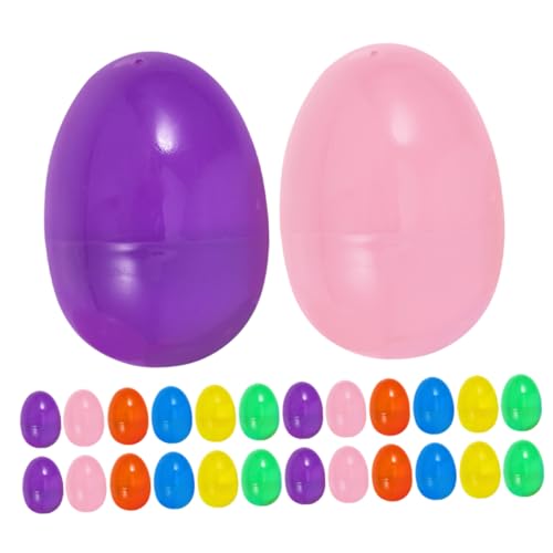 iplusmile 60Stücke Befüllbare Plastikeier mit Realistischem Design für Ostern Kunststoff Eier für Partydekoration und Schokoladenverpackung Einfach zu Öffnen iplusmile 60Stücke Befüllbare Plastikeier mit Realistischem Design für Ostern Kunststoff Eier für Partydekoration und Schokoladenverpackung Einfach zu Öffnen von iplusmile