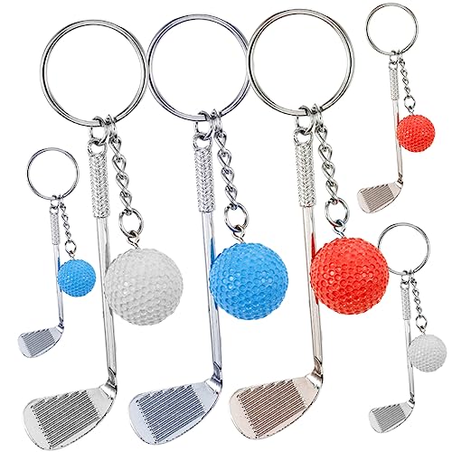iplusmile 6Stücke Golf Schlüsselanhänger Kreative Schlüsselkette für Golfliebhaber Rucksackanhänger und für Golf Fans Robuste und Langlebige von iplusmile