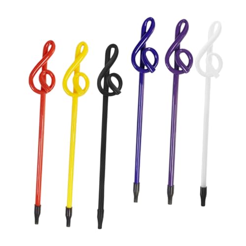 iplusmile 6pcs Music Note Pen Musik Themen Ballpoint Stift Inspirierende Business Pens Motivational Music Classroom Awards Für - -musikerliebhaber Der Schüler von iplusmile