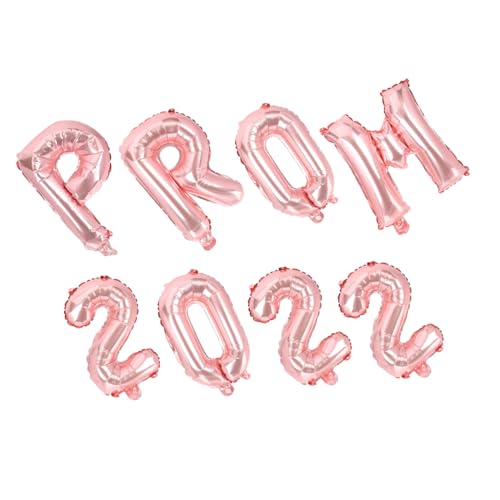 iplusmile 8 Stück Ballonanzug Herzlichen Glückwunsch Luftballons Partyballons Dekorationen Farben Grad Partydekorationen Ballballon Luftballons für die Abschlussfeier Aluminiumfolie Golden von iplusmile