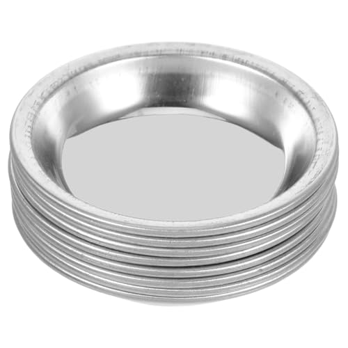 iplusmile 8 Stück Edelstahlpalette Farbmischwannen Farbmischplatte Farbwannen Mischtabletts Mischpalette mit Aquarell Farbschale aus Edelstahl Rostfreier Stahl Silver iplusmile 8 Stück Edelstahlpalette Farbmischwannen Farbmischplatte Farbwannen Mischtabletts Mischpalette mit Aquarell Farbschale aus Edelstahl Rostfreier Stahl Silver von iplusmile