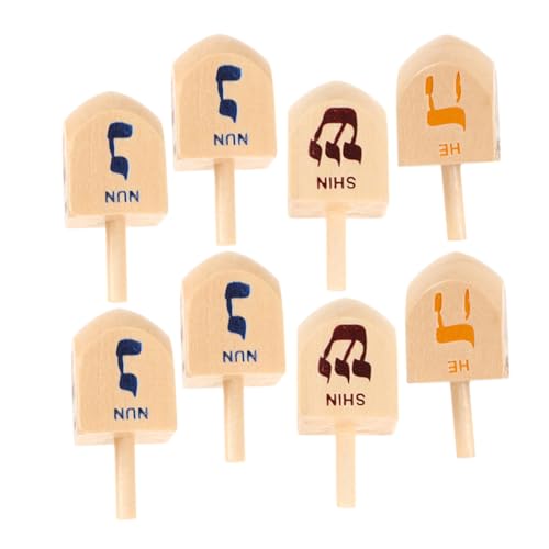 iplusmile 8 Stück Kreisel Dreidel-Spiel Dreidel Masse Chanukka- Chanukka-Dekorationen Hanukka - Dreidel Für Kreiselspielzeug Hölzerne Spinning Holz iplusmile 8 Stück Kreisel Dreidel-Spiel Dreidel Masse Chanukka- Chanukka-Dekorationen Hanukka - Dreidel Für Kreiselspielzeug Hölzerne Spinning Holz von iplusmile