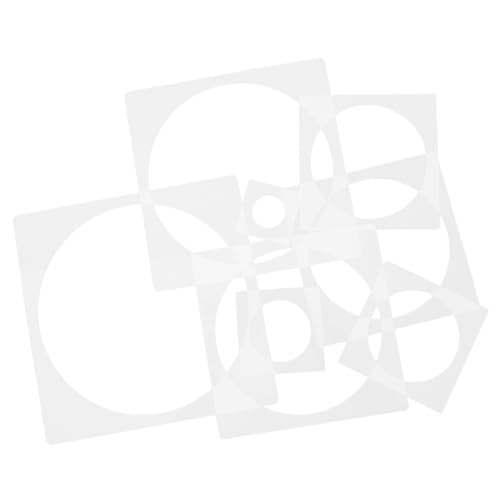 iplusmile 8 Stück Wiederverwendbare Kunststoff Kreis Schablonen Teilig Stabile Malvorlagen in Verschiedenen für DIY Wandmalerei Basteln Scrapbooking und Kreative Dekorationen iplusmile 8 Stück Wiederverwendbare Kunststoff Kreis Schablonen Teilig Stabile Malvorlagen in Verschiedenen für DIY Wandmalerei Basteln Scrapbooking und Kreative Dekorationen von iplusmile