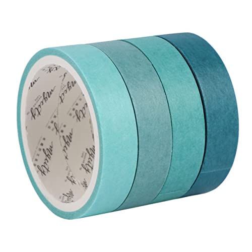 iplusmile 8Stücke Washi Tape Teiliges DIY Dekoratives Klebeband Abnehmbares Masking Tape Zufälligen Farben für Scrapbooking Journaling und Kreativprojekte von iplusmile