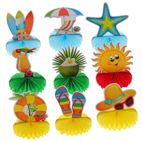 iplusmile 9 Stück Teiliges Hawaii Party Dekorationsset aus Papier Bunte Honigwaben Mittelstücke Tropische Tischdeko für Sommerfeste Luau Themed Party Accessoires Lebendige Festival iplusmile 9 Stück Teiliges Hawaii Party Dekorationsset aus Papier Bunte Honigwaben Mittelstücke Tropische Tischdeko für Sommerfeste Luau Themed Party Accessoires Lebendige Festival von iplusmile