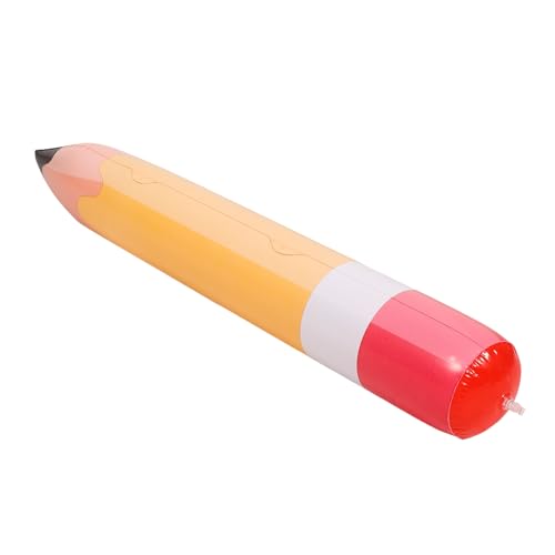 iplusmile Aufblasbare Bleistiftdekoration für erste riesige Bleistiftballons Bleistifte Ö Rosa Luft Neuheit aufblasbarer Bleistift Aufblasbare Bleistift-Requisiten PVC Orange von iplusmile