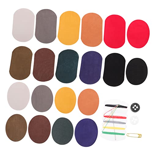 iplusmile Aufbügelbare Knie und Ellenbogen Patches aus Veloursleder Selbstklebend Kleidung Reparatur Flicken Einfach Anzubringen für Jeans Pullover und Hosen Vielseitig Zuschneidbar von iplusmile