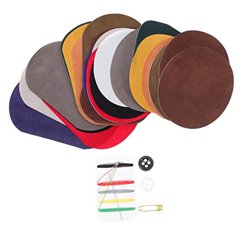 iplusmile Aufbügelbare Ovale Knieflicken aus Samtigem Selbstklebend und Vielseitig Einsetzbar für Pullover Jeans Taschen und Kleidung Einfach zu Befestigen und Langlebig für Reparatur und von iplusmile