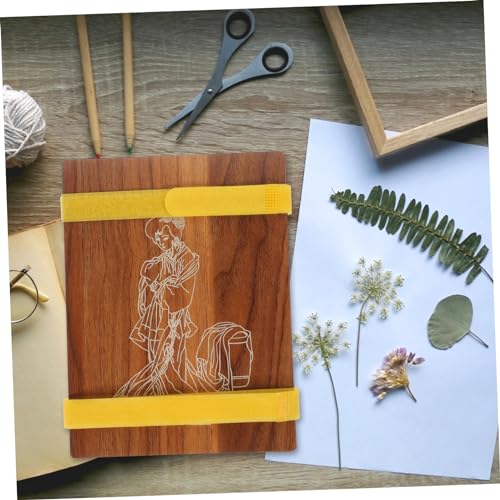 iplusmile Blumenpresse Set mit Holzpressplatten DIY Pflanzenpresswerkzeug für Getrocknete Blumen und Mehrlagig für Bastelprojekte Scrapbooking Karten und Dekoration von iplusmile