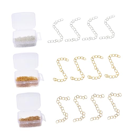 iplusmile Boxen Extender Ketten für Halskette und Armband DIY Verlängerungsketten Hellgold und Box für Schmuckherstellung iplusmile Boxen Extender Ketten für Halskette und Armband DIY Verlängerungsketten Hellgold und Box für Schmuckherstellung von iplusmile