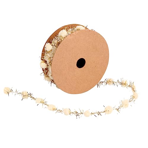 iplusmile DIY Bastelband mit Glitzernden Fuzzy Bällen Flauschiges Schmuckband für Funkelnde Weihnachtsbaum Dekoration in Gold Vielseitiges Ribbon für Kreative Handarbeiten iplusmile DIY Bastelband mit Glitzernden Fuzzy Bällen Flauschiges Schmuckband für Funkelnde Weihnachtsbaum Dekoration in Gold Vielseitiges Ribbon für Kreative Handarbeiten von iplusmile