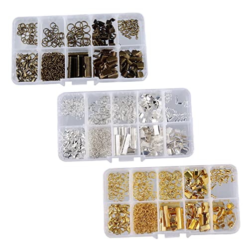 iplusmile DIY Ohrringe Zubehör Schachteln Metall Hummer Clips Ohrschmuck Material Silber und Kupfer für Personalisierte Schmuckherstellung von iplusmile