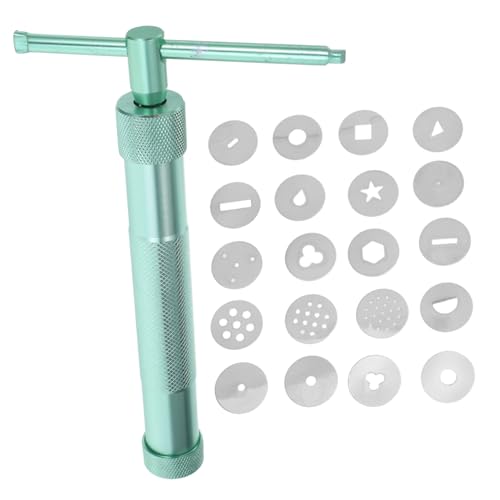 iplusmile Edelstahl Extruder für Räucherstäbchen Ergonomischer Griff Präzise und Gleichmäßige Fondant-formung Langlebiges Manuelles Modellierwerkzeug für Polymer iplusmile Edelstahl Extruder für Räucherstäbchen Ergonomischer Griff Präzise und Gleichmäßige Fondant-formung Langlebiges Manuelles Modellierwerkzeug für Polymer von iplusmile
