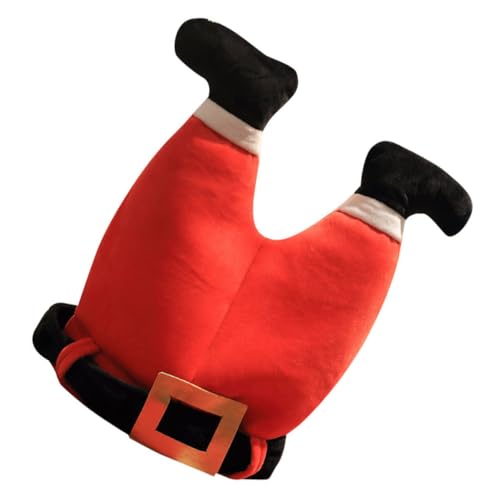 iplusmile Elektrische Weihnachtsmütze mit Einzigartigem Hosen Design Musikalisch und Schwingend Leichtes Langlebiges Material Festliche Partydekoration für Erwachsene von iplusmile