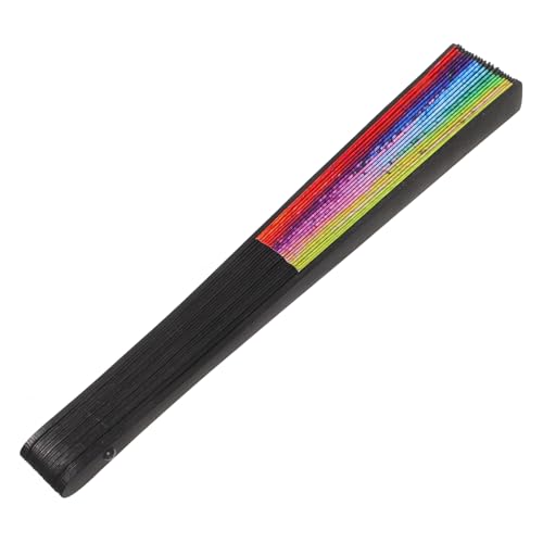 iplusmile Faltbarer Handfächer mit Farbenfrohem Design Leichter Tragbarer Tanz und Bühnenfächer Dekorativer Chinesischer Fächer für Performance Hochzeit Party und Cosplay iplusmile Faltbarer Handfächer mit Farbenfrohem Design Leichter Tragbarer Tanz und Bühnenfächer Dekorativer Chinesischer Fächer für Performance Hochzeit Party und Cosplay von iplusmile