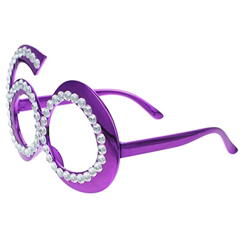 iplusmile Geburtstag Partybrille mit Strasssteinen Wiederverwendbare Dekorative Brille für Geburtstagsfeiern Fotorequisiten und Jubiläumsfeiern Leicht und Auffällig iplusmile Geburtstag Partybrille mit Strasssteinen Wiederverwendbare Dekorative Brille für Geburtstagsfeiern Fotorequisiten und Jubiläumsfeiern Leicht und Auffällig von iplusmile