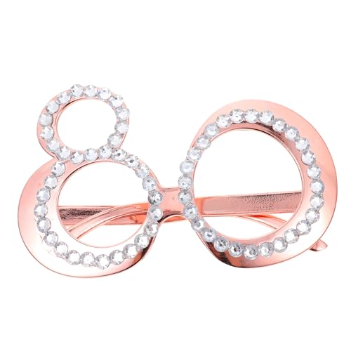 iplusmile Geburtstagsbrille mit Kristallzahlen Funkelnde Partybrille für Erwachsene Leichte Pc Fassung Glitzernde Foto Requisite Dekoration für Geburtstagsparty und Karneval iplusmile Geburtstagsbrille mit Kristallzahlen Funkelnde Partybrille für Erwachsene Leichte Pc Fassung Glitzernde Foto Requisite Dekoration für Geburtstagsparty und Karneval von iplusmile