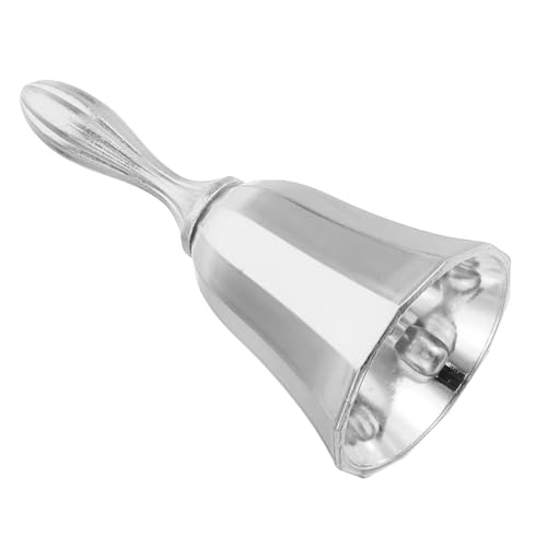 iplusmile Gerichtsglocke europäischer Stil Metallglocke für Bar Restaurant-Handglocke Handglocken zum Läuten Stabglocke Handglocken aus Metall Zinklegierung Silver iplusmile Gerichtsglocke europäischer Stil Metallglocke für Bar Restaurant-Handglocke Handglocken zum Läuten Stabglocke Handglocken aus Metall Zinklegierung Silver von iplusmile