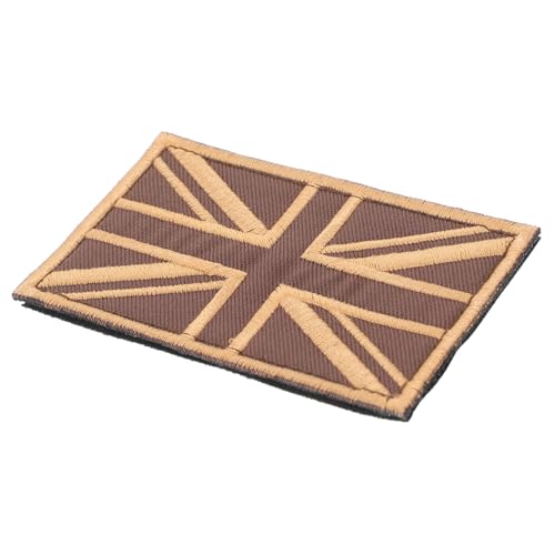 iplusmile Gestickte Aufnäher mit Britischer Flagge Union Jack Patch für Jacken Hüte und Taschen Vielseitig Einsetzbare Waschbare Stoffaufkleber für Personalisierte Kleidung von iplusmile