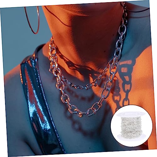 iplusmile Handgefertigte Herz Gliederkette Silberfarbene DIY Schmuckkette für Pullover Halskette Armband Vielseitige Schmuckherstellung Zubehör iplusmile Handgefertigte Herz Gliederkette Silberfarbene DIY Schmuckkette für Pullover Halskette Armband Vielseitige Schmuckherstellung Zubehör von iplusmile
