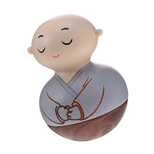 iplusmile Handgefertigte Holzfigur Wackelfigur Tischdekoration Kreatives Design Geschlossen Augen Deko iplusmile Handgefertigte Holzfigur Wackelfigur Tischdekoration Kreatives Design Geschlossen Augen Deko von iplusmile