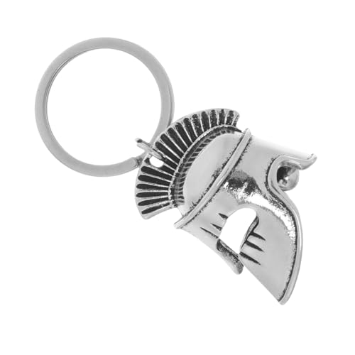 iplusmile Helm Schlüssel Anhänger Schlüsselbunddekoration Retro Keychain -zubehör Helmzubehör Schlüsselanhänger Mit Helmanhänger Rucksack-charm- Helm Schlüsselanhänger Silver Legierung von iplusmile