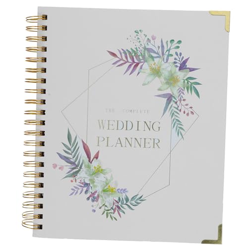 iplusmile Hochzeitsplaner Notizbuch Weiß Spiral Wedding Planner für Braut Verlobungs und Hochzeitsaufzeichnungen für Trauzeugin und Braut To Be iplusmile Hochzeitsplaner Notizbuch Weiß Spiral Wedding Planner für Braut Verlobungs und Hochzeitsaufzeichnungen für Trauzeugin und Braut To Be von iplusmile