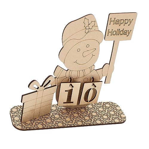 iplusmile Holz Adventskalender Countdown Kalender mit Veränderbaren Zahlen DIY Weihnachtsdekoration Desktop Deko für Zuhause Büro Festliche Xmas iplusmile Holz Adventskalender Countdown Kalender mit Veränderbaren Zahlen DIY Weihnachtsdekoration Desktop Deko für Zuhause Büro Festliche Xmas von iplusmile