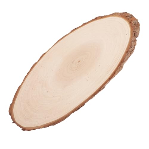 iplusmile Holzscheiben für DIY Dekoration Runde Naturholzstücke für Tischdeko Hochzeiten Basteln Holzgestaltung und Bastelprojekte von iplusmile