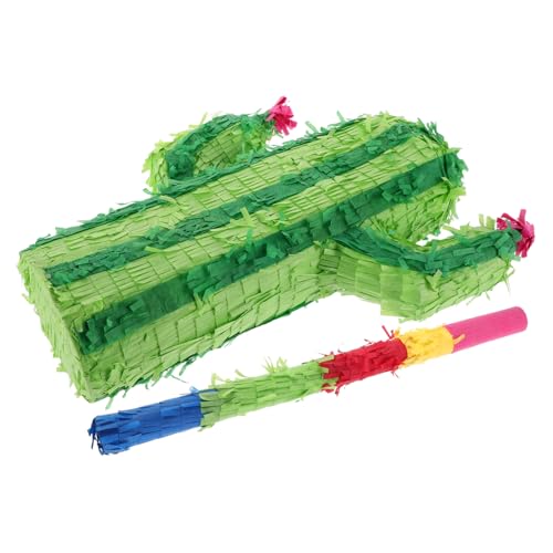 iplusmile Kaktus-Piñata Festliche Dekoration Piñata Cactus Familienfeier Dekoration Hawaii Dekoration Kaktus Geburtstagsfeier Papierkaktus Pinata- aus Papier Partyspielzeug Green von iplusmile