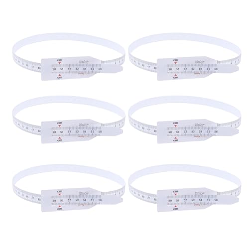 iplusmile Kopfmaßband, Baby-Kopfumfang, 6 Stück, 56 cm lang, für Babys, Babys, Kinder (weiß) von iplusmile