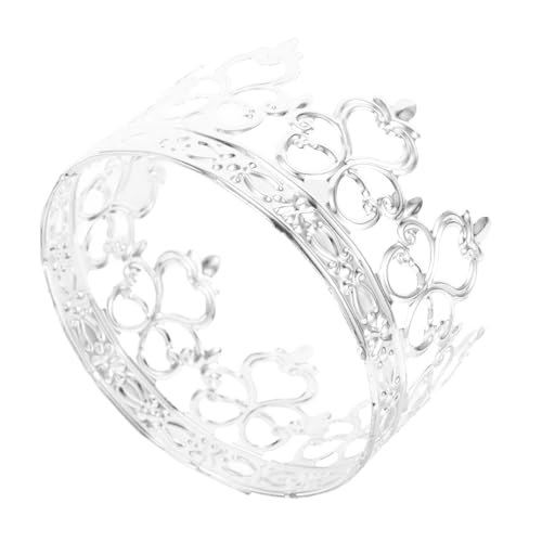 iplusmile Kronenkuchen Dekorieren Krone Kuchendekoration Goldene Tortenkrone Goldschmetterlinge Für Kuchen Kuchendekoration Kleine Krone Gefälschte Krone Cake Toper Crown Silber Eisenblech von iplusmile