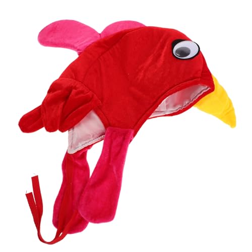 iplusmile Kükenhut Hahn Hut Truthahnhut Hühnerkostüm Hühnerhut Huhn-Stirnband-Kostüm lustige Hüte Hühnerhüte verrückte Hüte Hühnermützen für Polyester rot iplusmile Kükenhut Hahn Hut Truthahnhut Hühnerkostüm Hühnerhut Huhn-Stirnband-Kostüm lustige Hüte Hühnerhüte verrückte Hüte Hühnermützen für Polyester rot von iplusmile