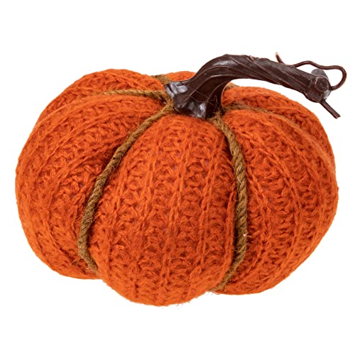 iplusmile Künstlicher Kürbis Dekoration Herbstliche Ernte Festival Deko Strickstoff Kürbis für Halloween Thanksgiving Party Home DIY Tischdeko von iplusmile